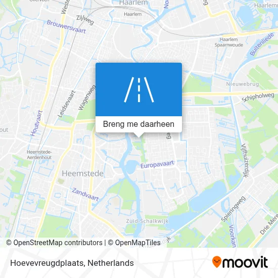 Hoevevreugdplaats kaart