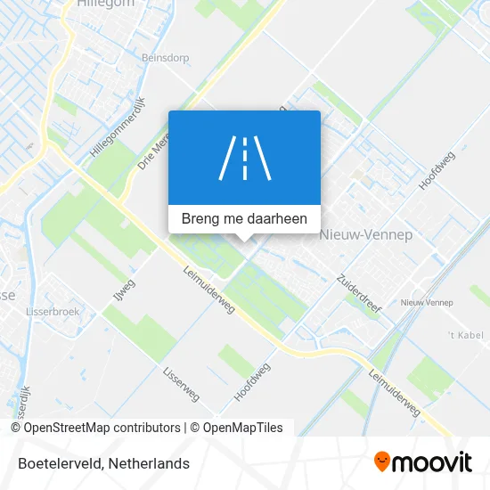Boetelerveld kaart