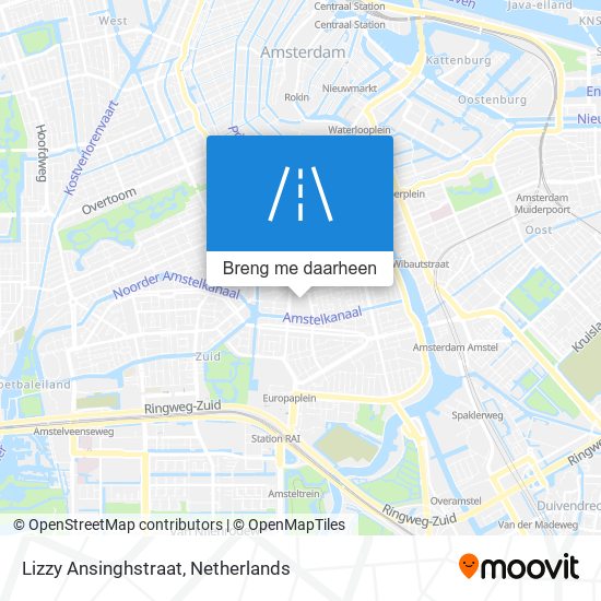 Lizzy Ansinghstraat kaart