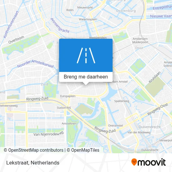 Lekstraat kaart