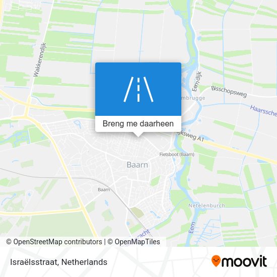 Israëlsstraat kaart