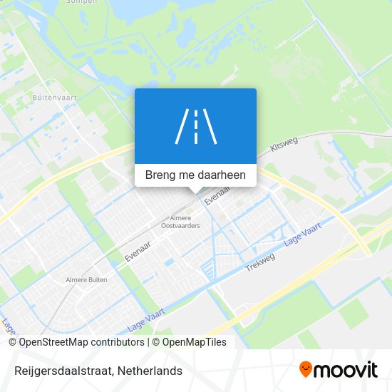 Reijgersdaalstraat kaart