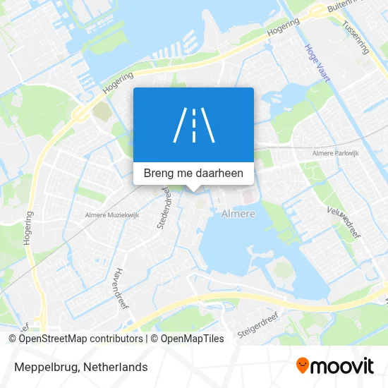 Meppelbrug kaart