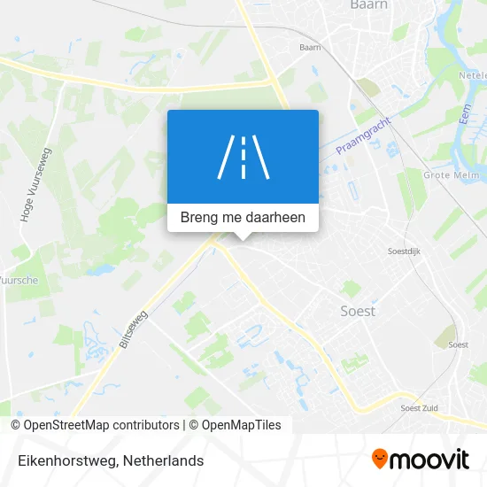 Eikenhorstweg kaart