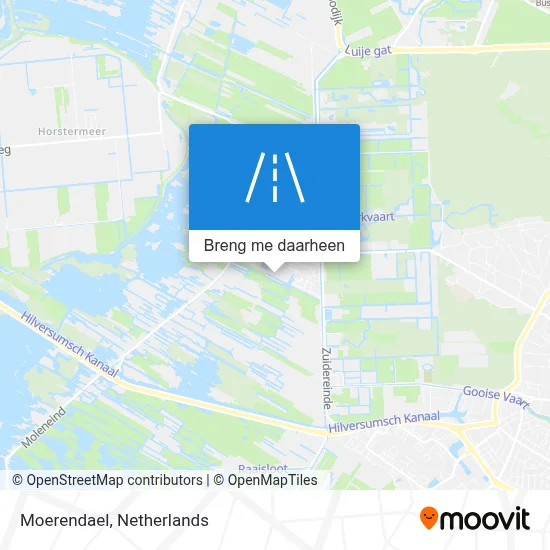 Moerendael kaart