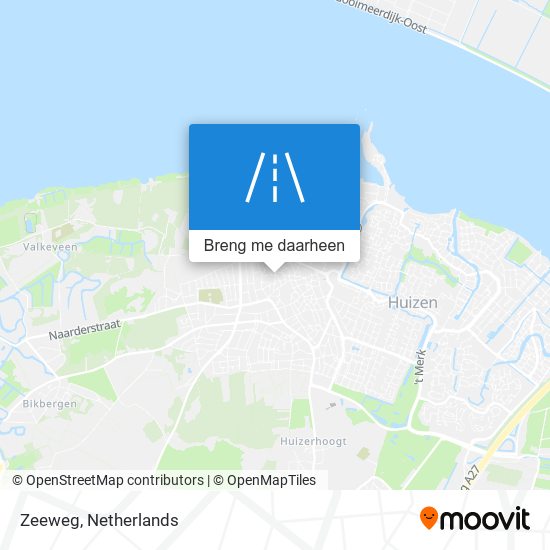 Zeeweg kaart