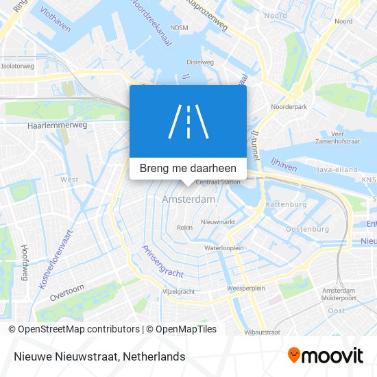 Nieuwe Nieuwstraat kaart