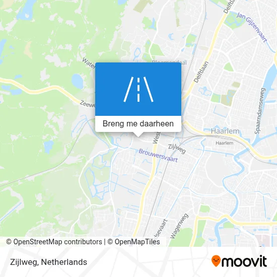 Zijlweg kaart