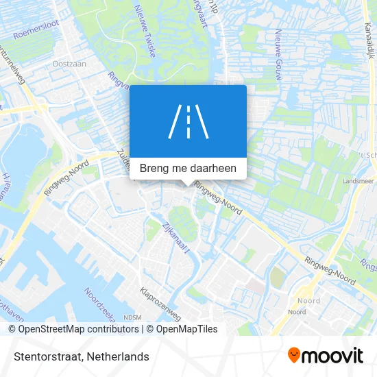 Stentorstraat kaart