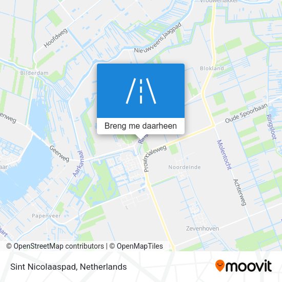 Sint Nicolaaspad kaart