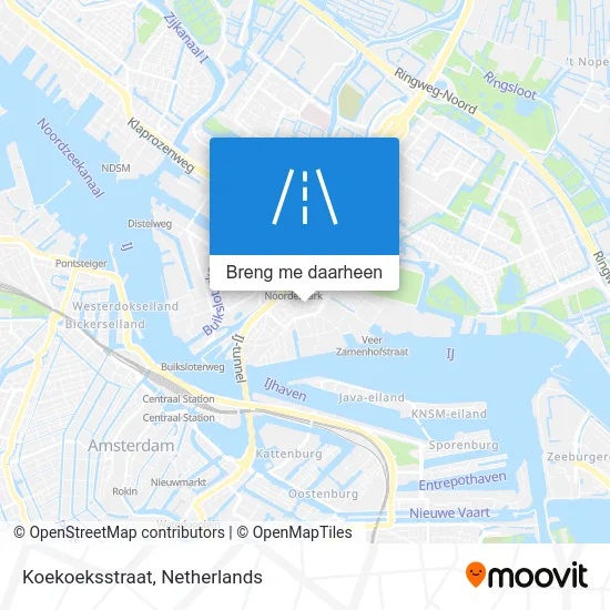 Koekoeksstraat kaart