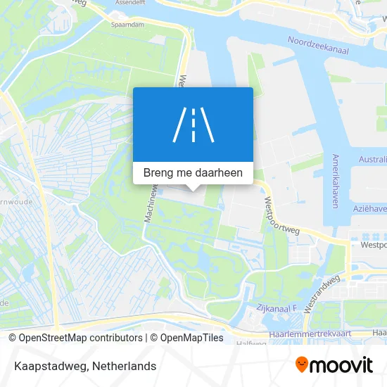 Kaapstadweg kaart