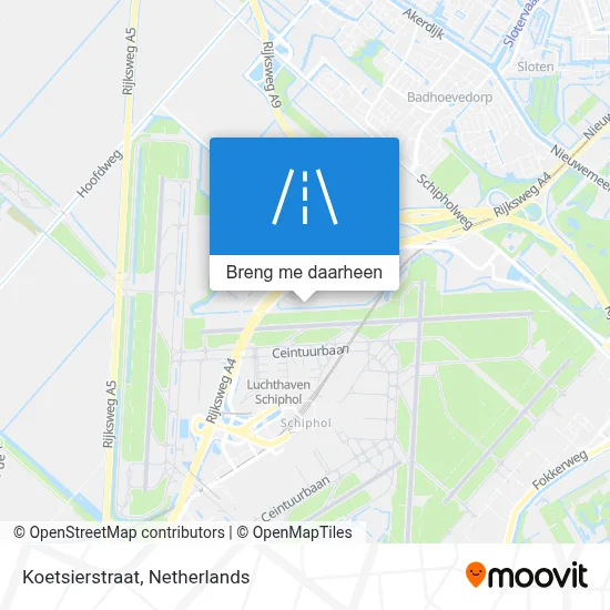 Koetsierstraat kaart