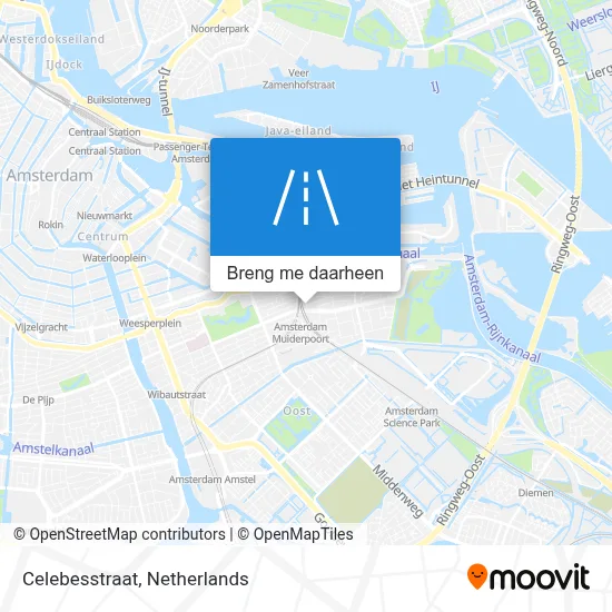 Celebesstraat kaart