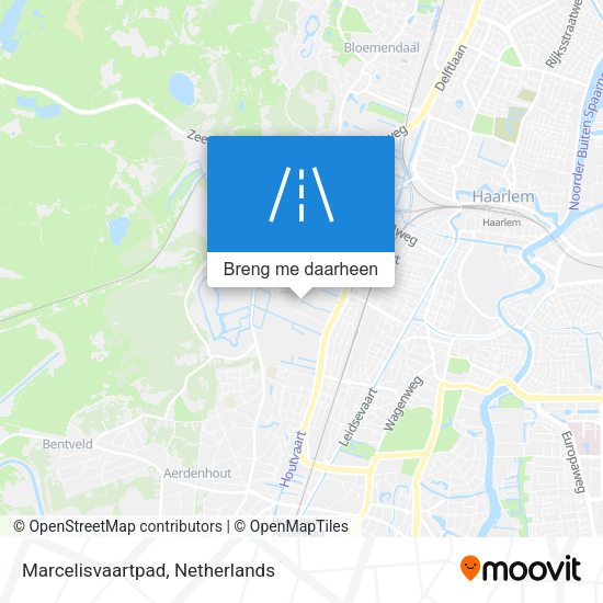 Marcelisvaartpad kaart