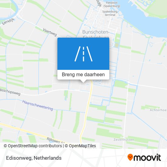 Edisonweg kaart