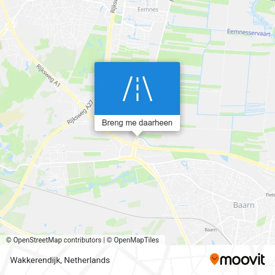 Wakkerendijk kaart