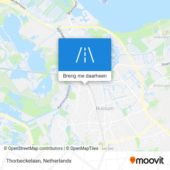Thorbeckelaan kaart