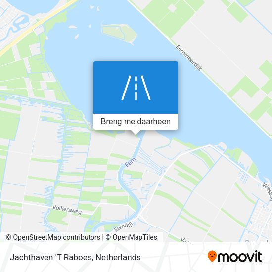 Jachthaven 'T Raboes kaart