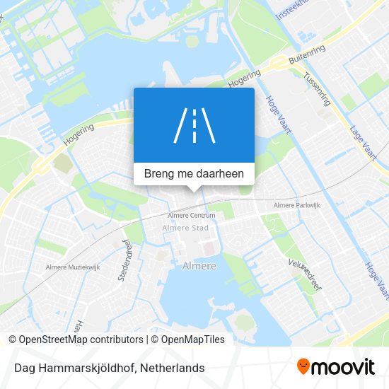 Dag Hammarskjöldhof kaart