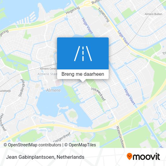 Jean Gabinplantsoen kaart