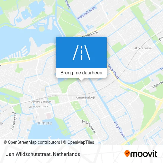 Jan Wildschutstraat kaart