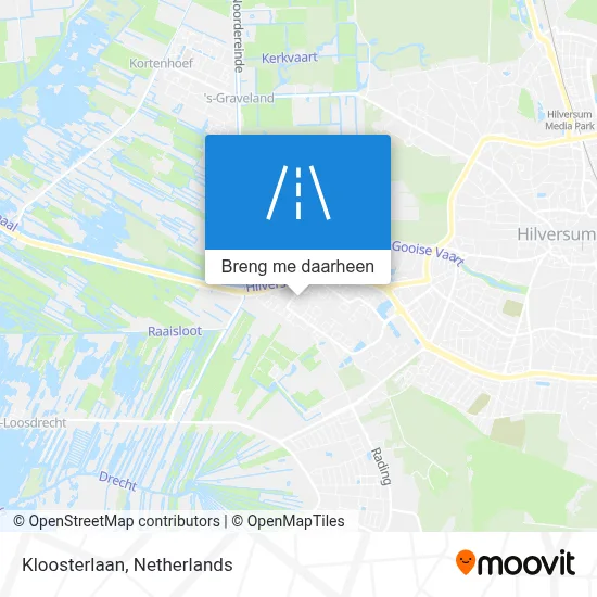 Kloosterlaan kaart