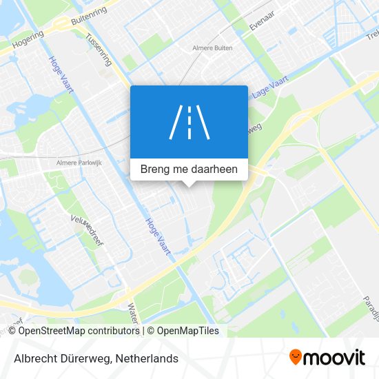 Albrecht Dürerweg kaart