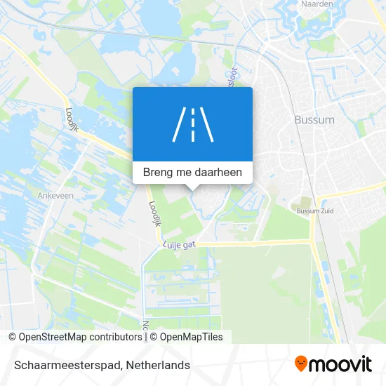 Schaarmeesterspad kaart