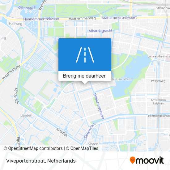 Viveportenstraat kaart