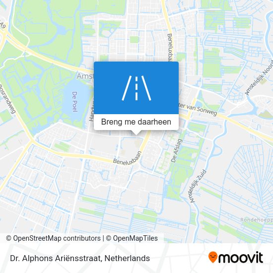 Dr. Alphons Ariënsstraat kaart