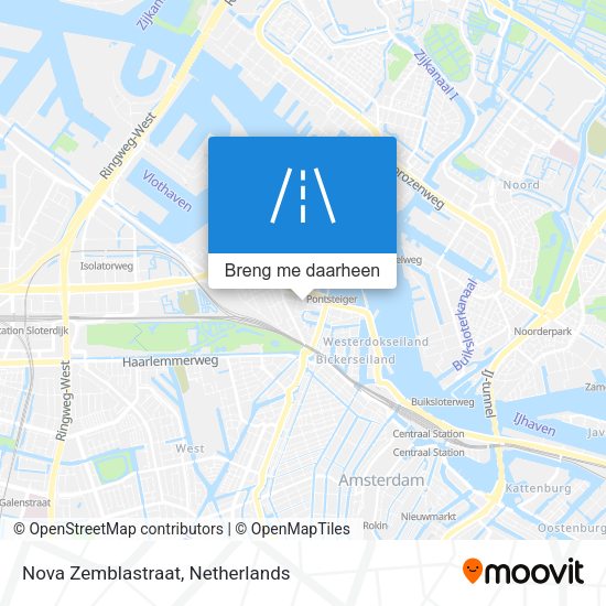 Nova Zemblastraat kaart