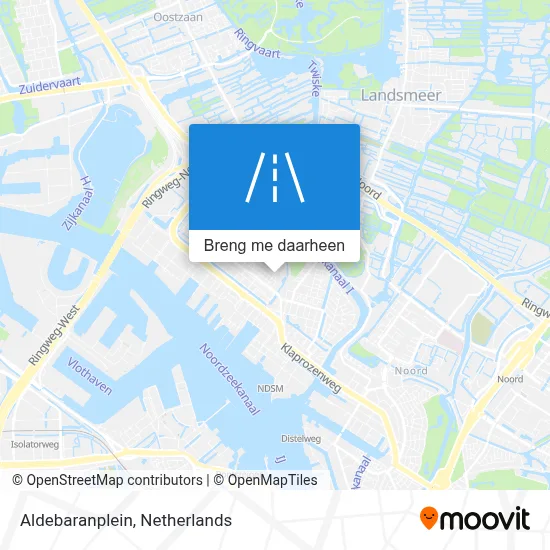 Aldebaranplein kaart