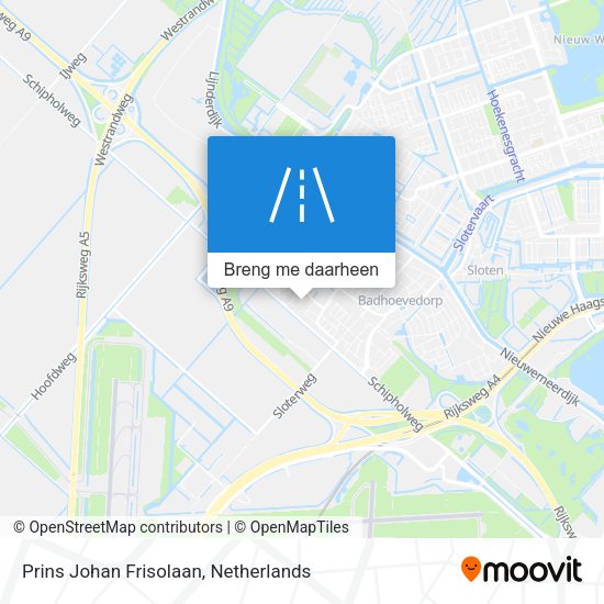 Prins Johan Frisolaan kaart