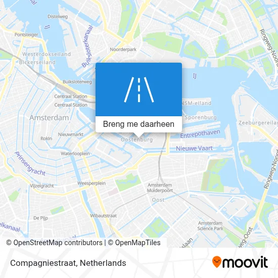 Compagniestraat kaart