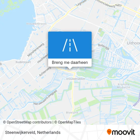 Steenwijkerveld kaart