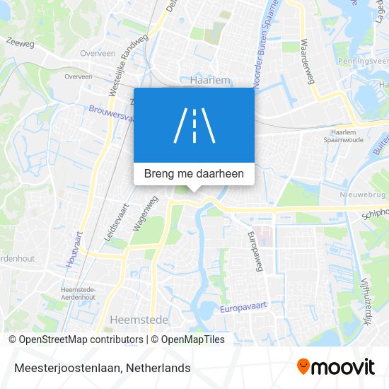 Meesterjoostenlaan kaart