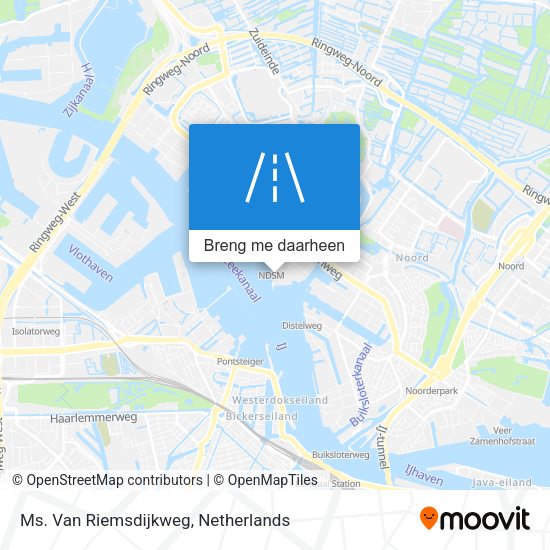 Ms. Van Riemsdijkweg kaart