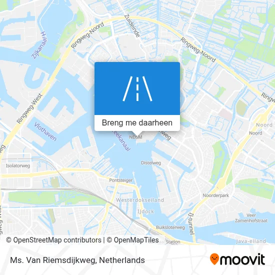 Ms. Van Riemsdijkweg kaart