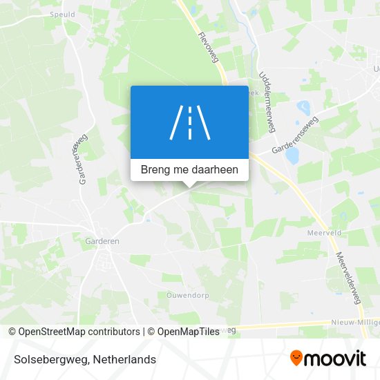 Solsebergweg kaart