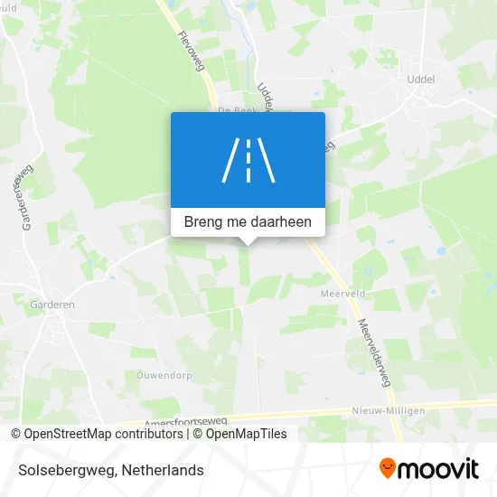 Solsebergweg kaart