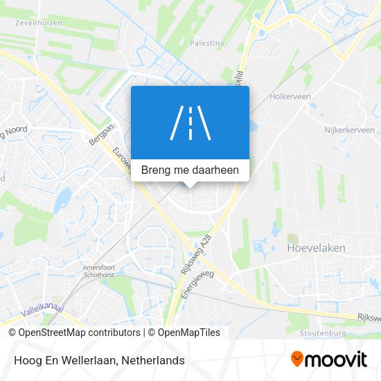 Hoog En Wellerlaan kaart