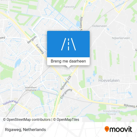 Rigaweg kaart