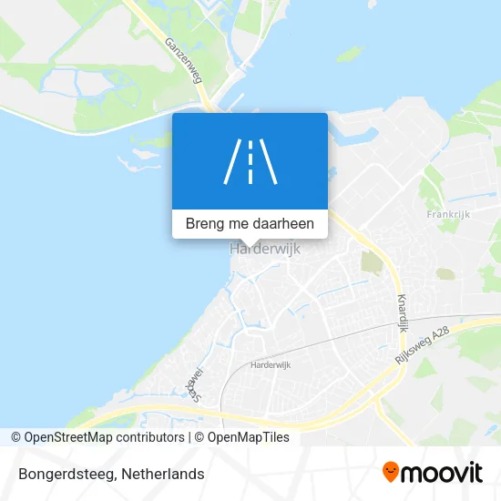 Bongerdsteeg kaart