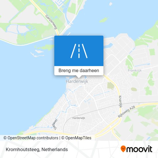 Kromhoutsteeg kaart
