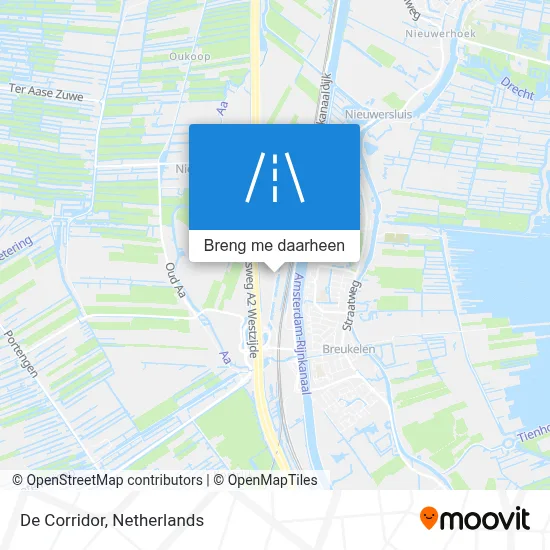 De Corridor kaart