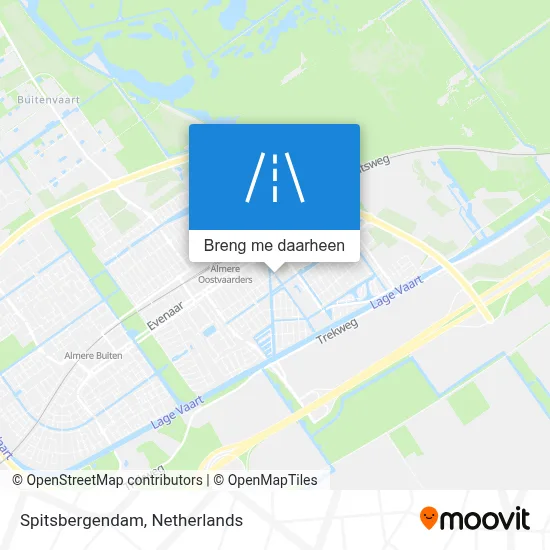 Spitsbergendam kaart