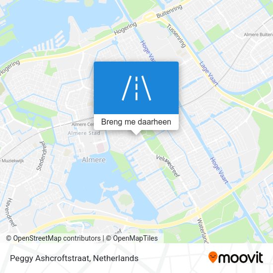 Peggy Ashcroftstraat kaart