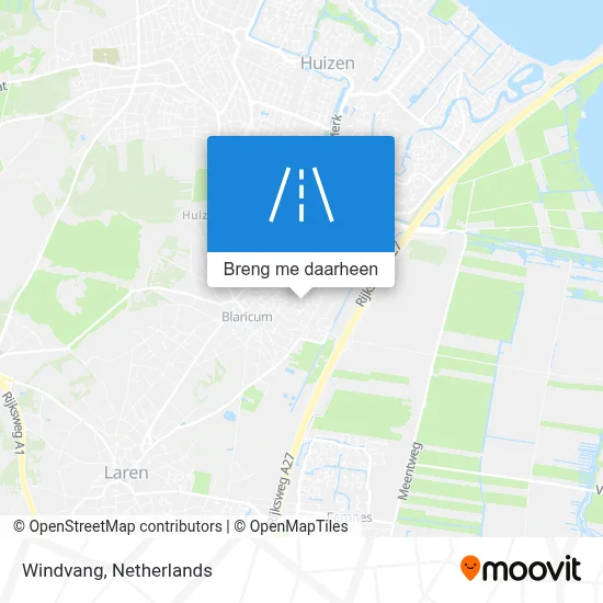 Windvang kaart