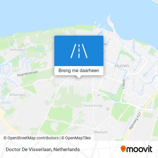 Doctor De Visserlaan kaart